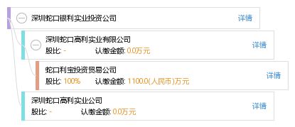 深圳蛇口銀利實業投資公司