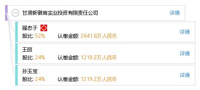 甘肅新徽商實業投資有限責任公司
